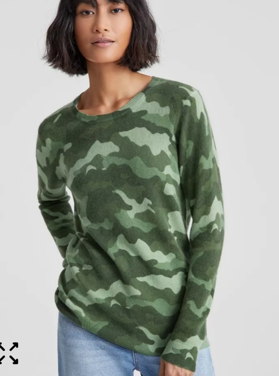 Sweaters - 100% Cashmere Camo Sweater by Charter Club READ DESCRIPTION
